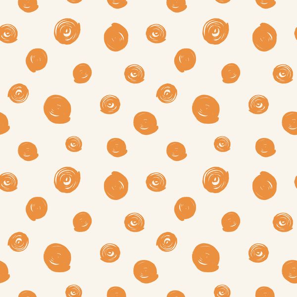 Hand-Painted Circles Pattern