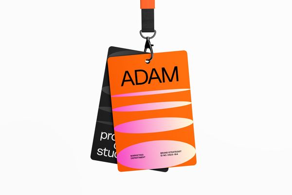 Modern ID Card Mockup