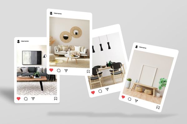 Scandinavian Interior Instagram Mockup