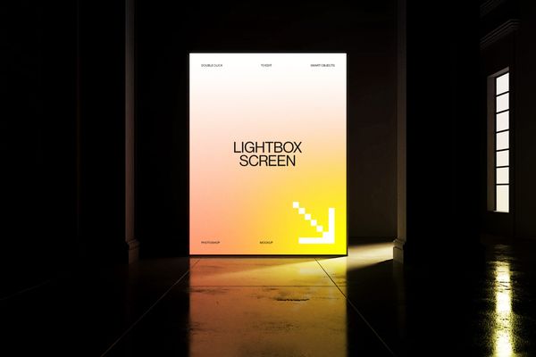 Lightbox Screen Mockup