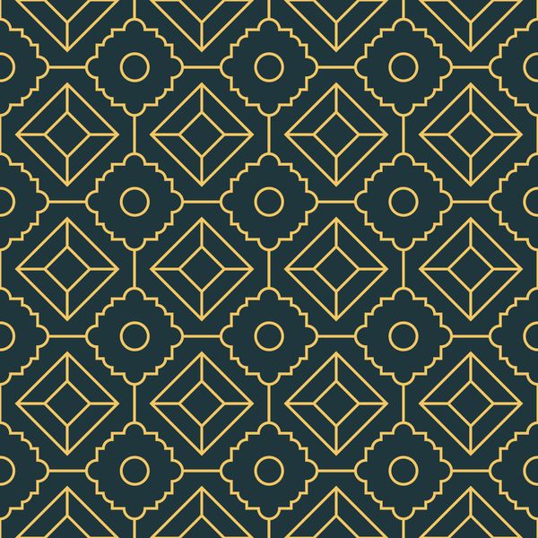 Luxury Grid Ornament Pattern