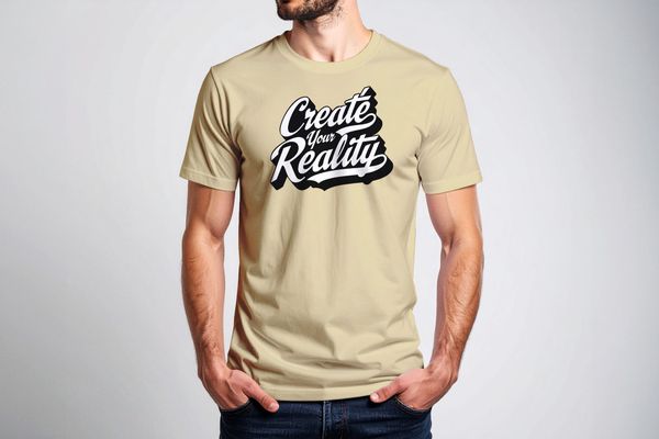 Men’s Crewneck T-Shirt Mockup