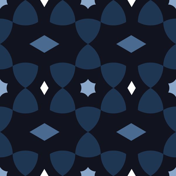 Midnight Geometric Pattern