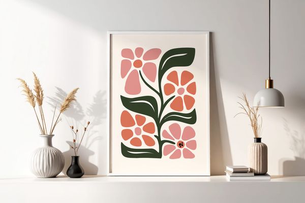 Minimal Wall Art Frame Mockup