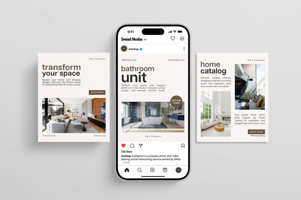 Minimalist Luxury Instagram  Mockup