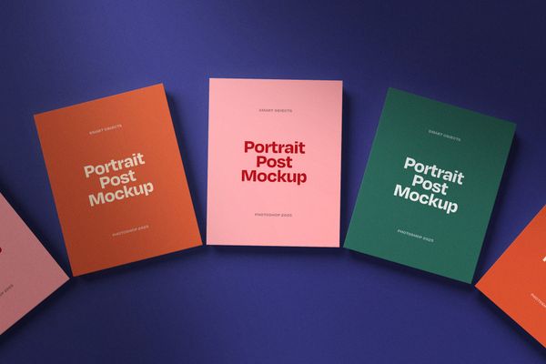 Portrait Post Mockup