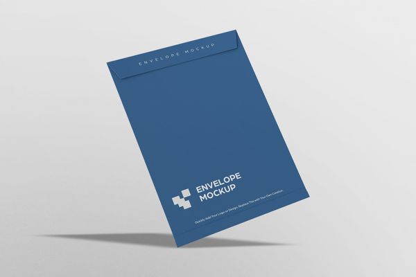 Professional Envelope Presentation Mockup