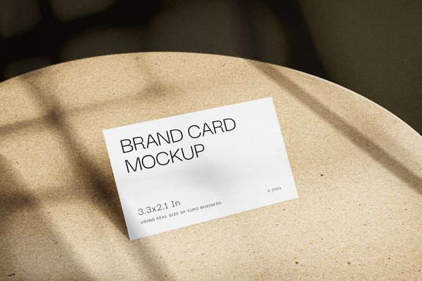 Realistic Business Card Mockups
