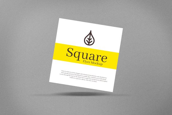 Square Flyer Mockups