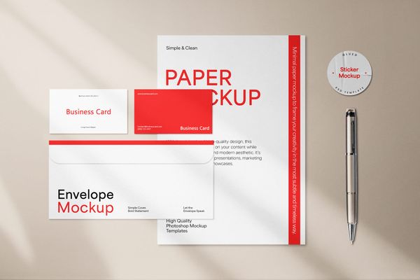 Stationery Branding Mockup Set