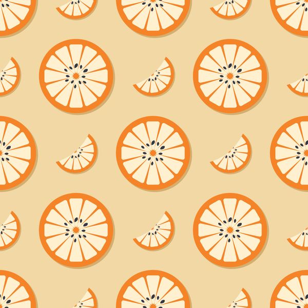 Sunny Orange Pattern