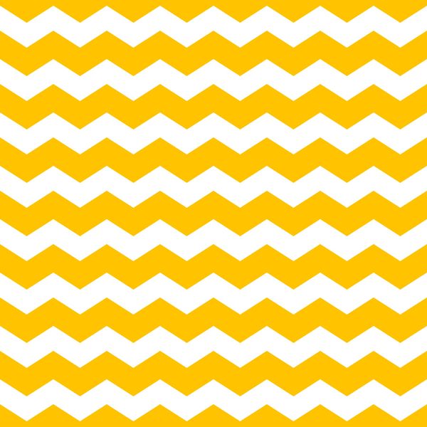 Yellow White Chevron Pattern
