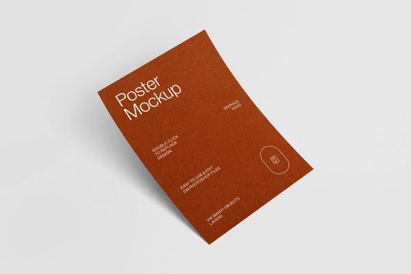 Elegant Branding Poster Mockup