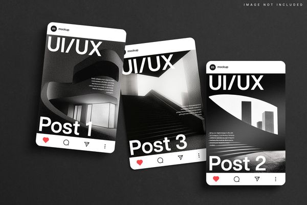 Basic Black Instagram Mockup