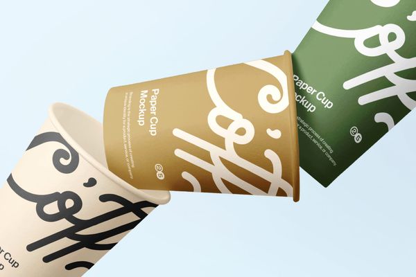 Elegant Paper Cup Mockup