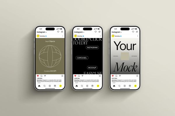 iPhone 17 Instagram Mockups