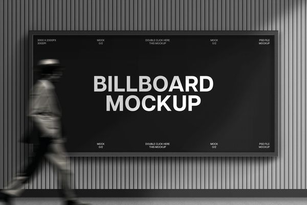 Urban Street  Billboard Mockup