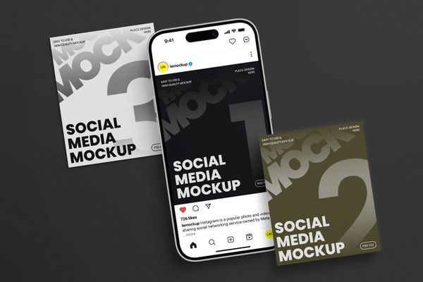 Modern Social Media Mockup