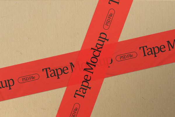 Elegant Tape Mockup