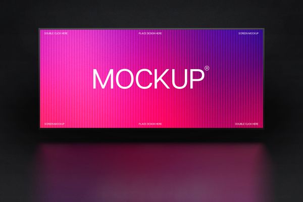 Gradient Screen Mockup