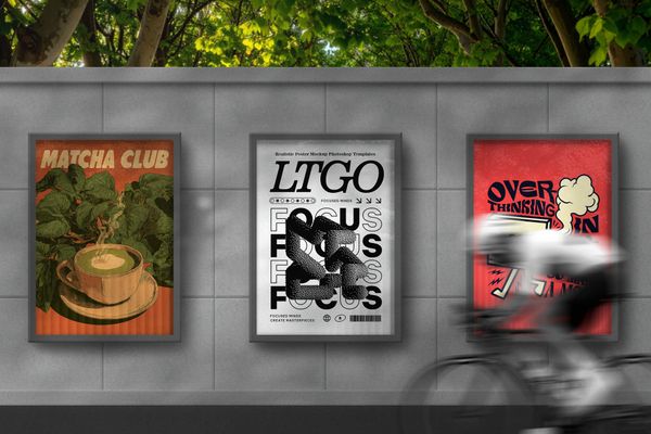 Promotional Frame Poster Mockup