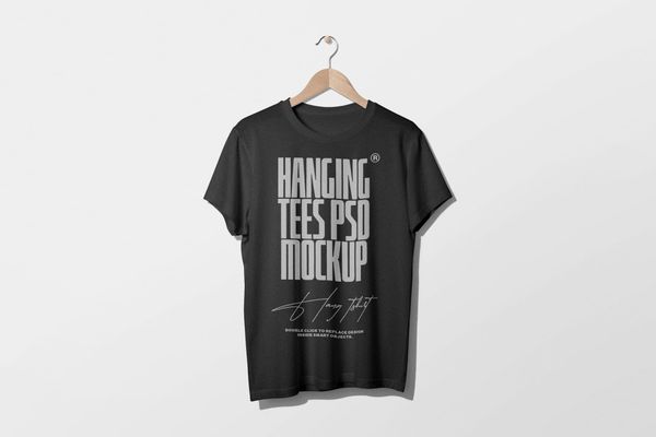 Hanging T-Shirt Mockup