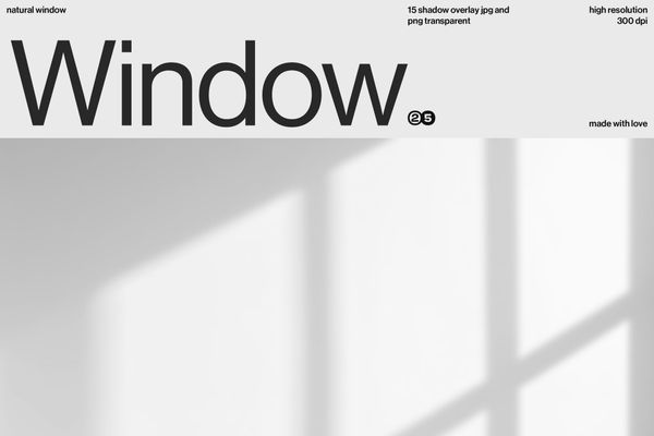 Natural Window Shadow Overlays