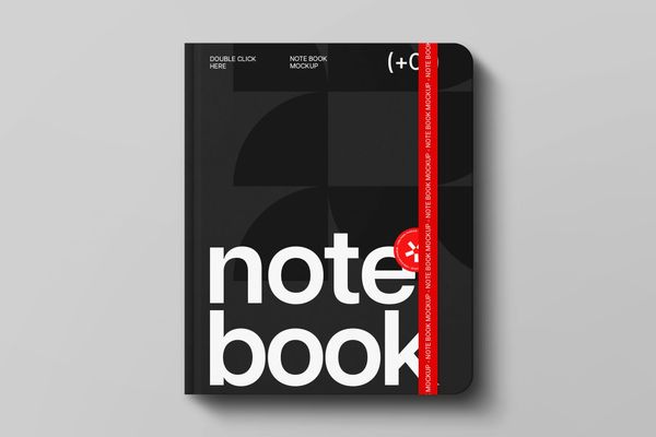 Elegant Notebook Mockup