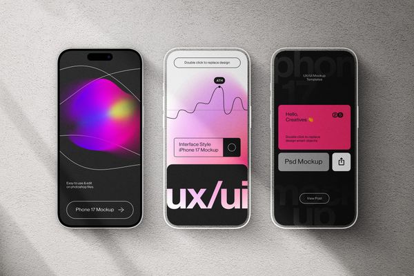 iPhone 17 UI Mockup
