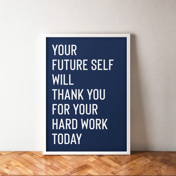 White A2 Frame Mockup