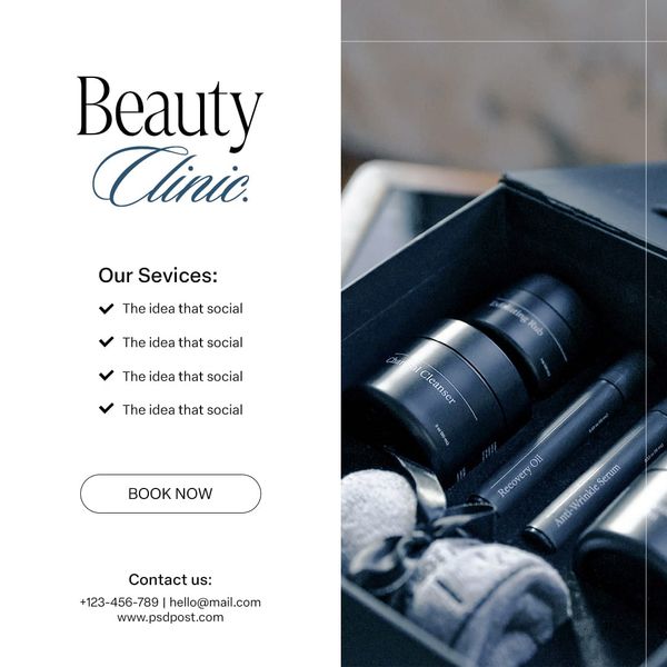 Beauty Clinic Instagram Post Template