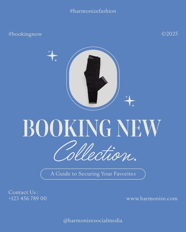 Booking New Collection Harmonize Instagram Post