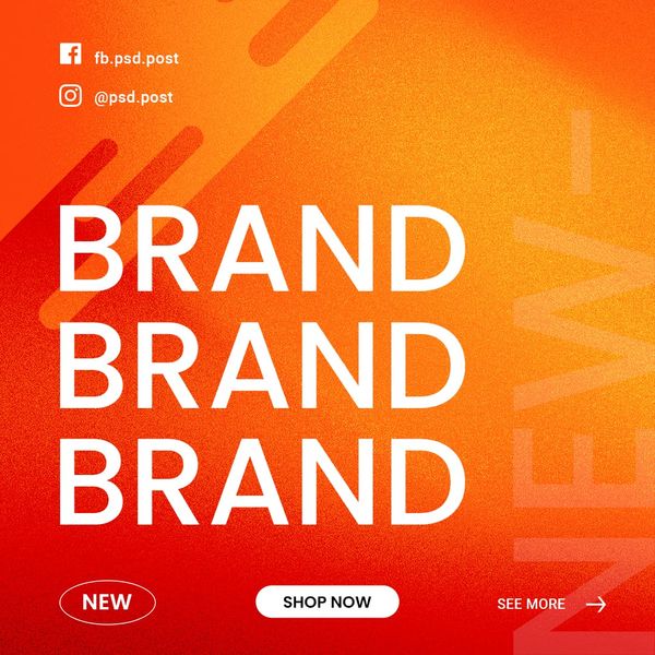 Brand Instagram Post Template