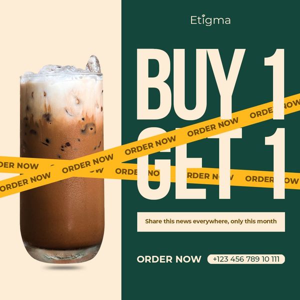 Buy 1 Get 1 Etigma Instagram Post