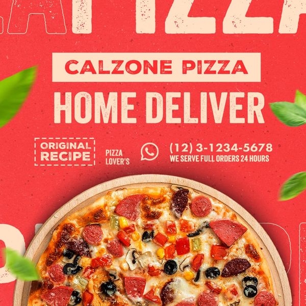 Calzone Pizza Exobites Instagram Post