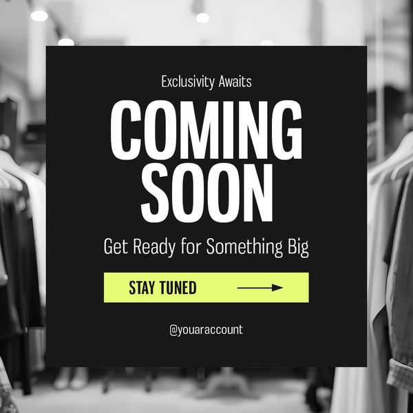 Coming Soon Fashion Aurum Instagram Post