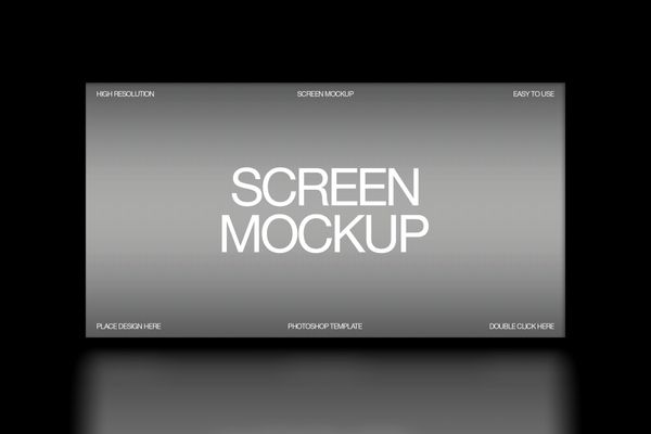 Elegant Screen Mockup