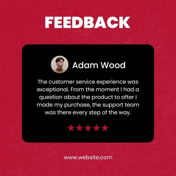 Customer Feedback Instagram Post