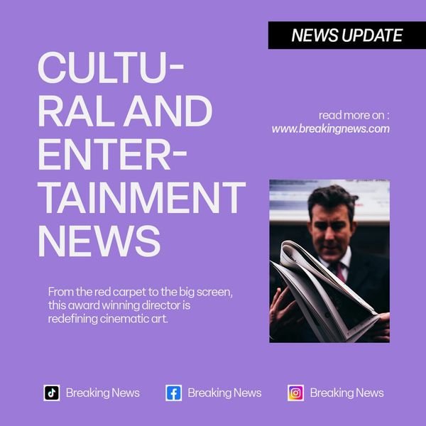 Entertainment News Instagram Post