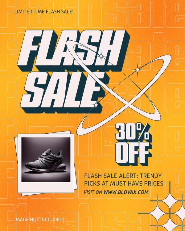 Flash Sale 30% Blovax Instagram Post