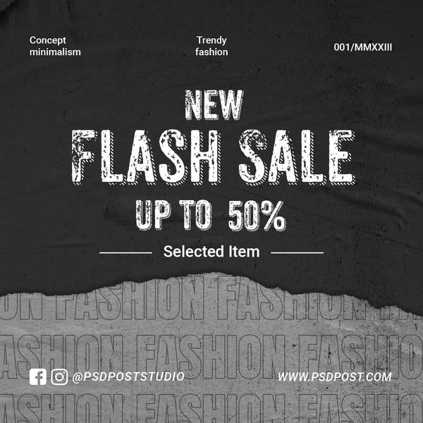 Flash Sale Instagram Post Template