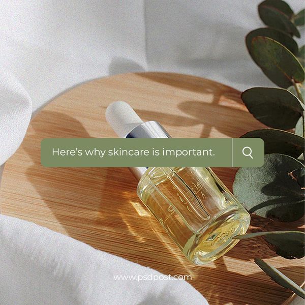 Here's Why Skincare Instagram Post Template