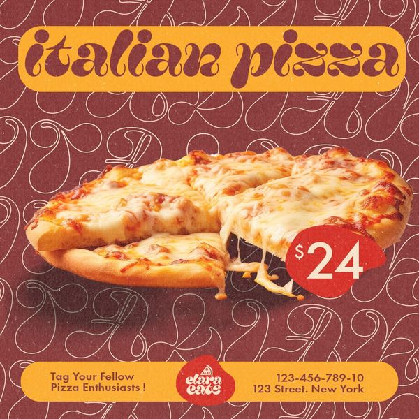 Italian Pizza Elaraeats Instagram Post