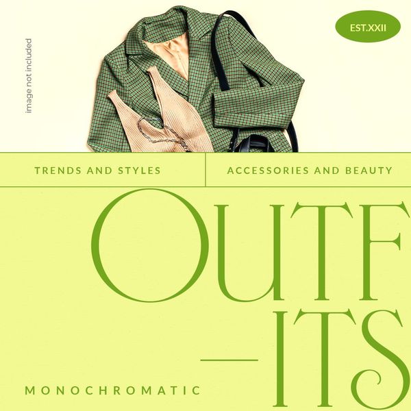 Outfits Instagram Post Template