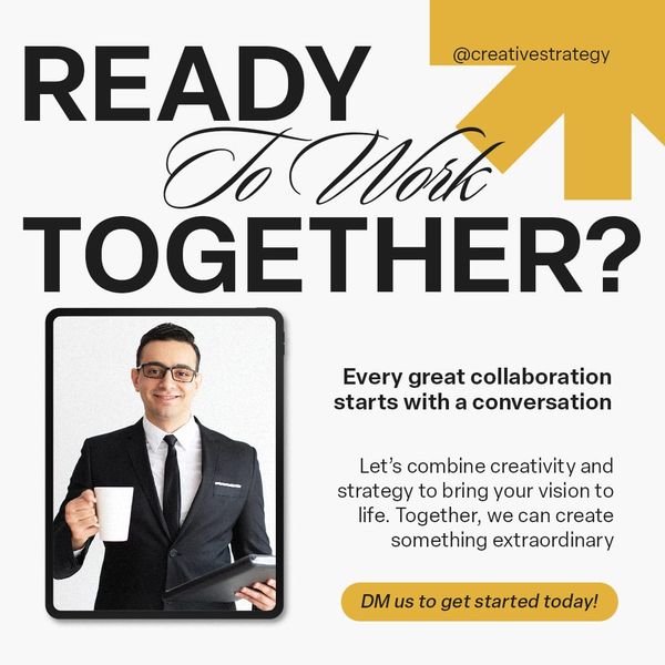 Ready to Work Together Branding Signature Instagram Post