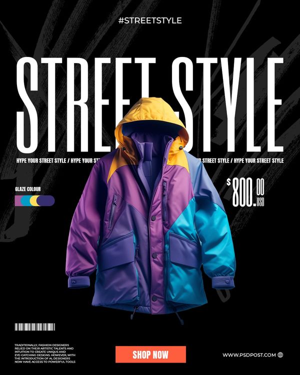 Street Style Instagram Post Template