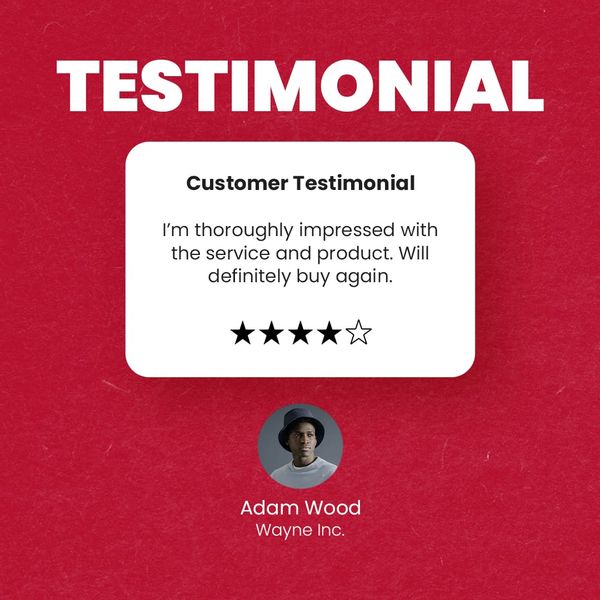 Testimonial Instagram Post