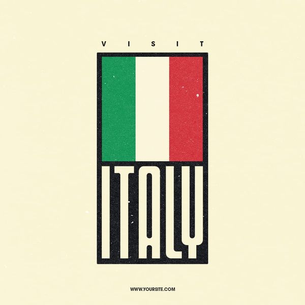 Visit Italy Instagram Post Template