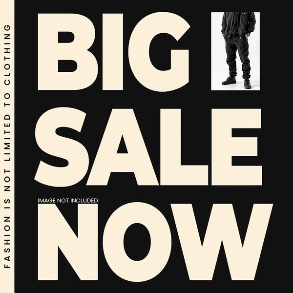 Big Sale Now Ethereal Noir Instagram Post