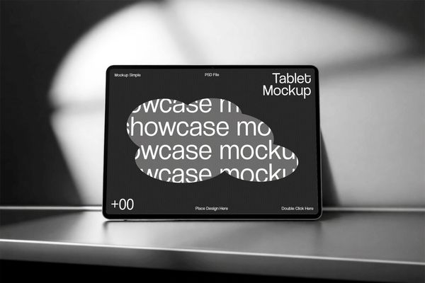 Modern Tablet Device Mockup